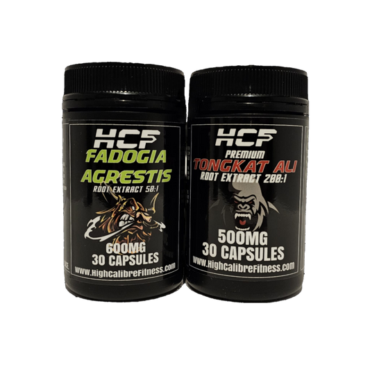 HCF Tongkat Ali + Fadogia Agrestis Testosterone Booster Bundle Pack