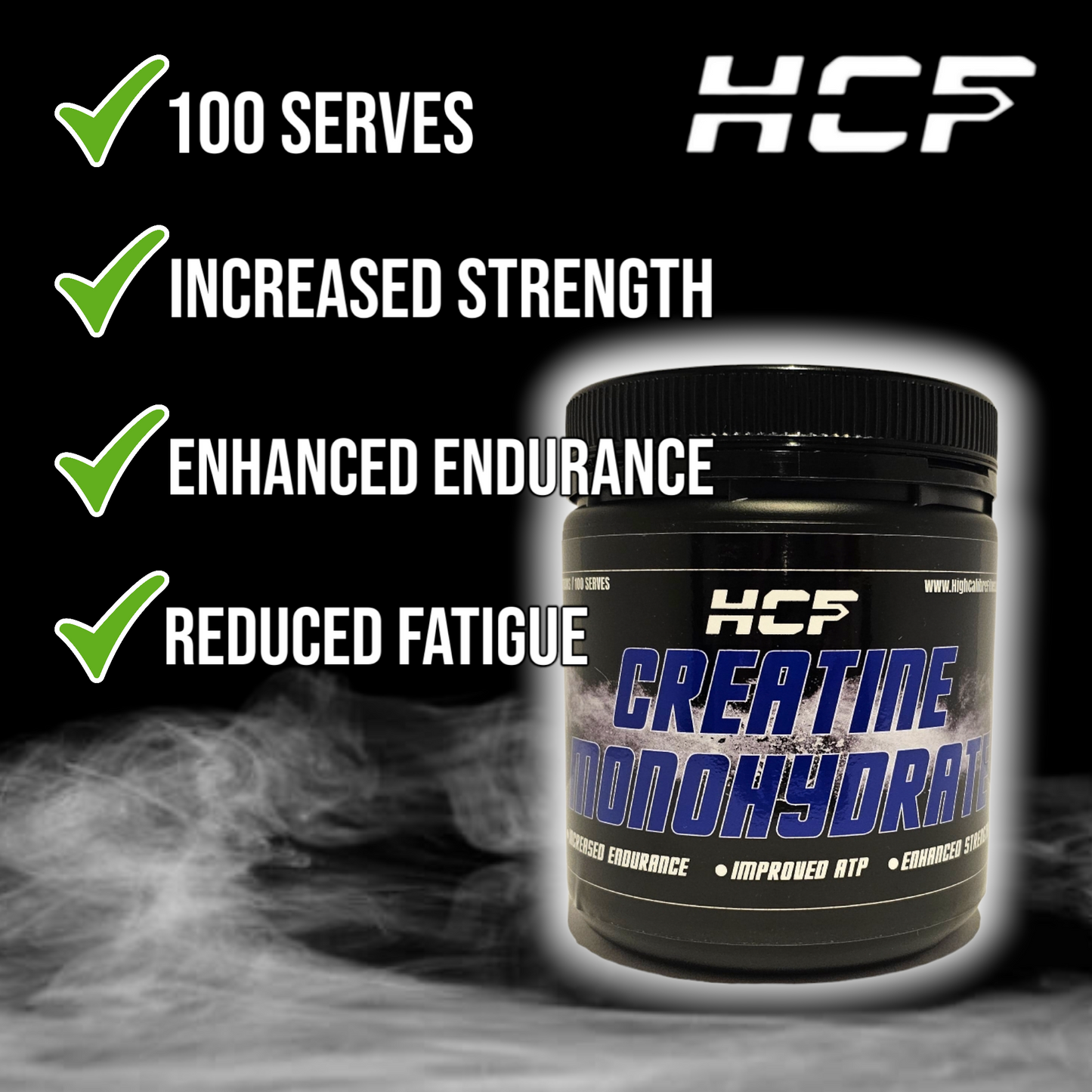 HCF 100% Pure Creatine Monohydrate