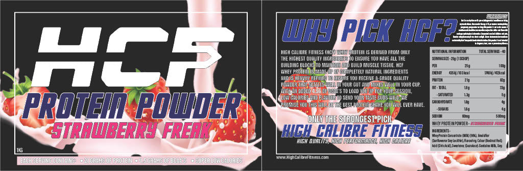HCF Protein Powder - Strawberry Freak