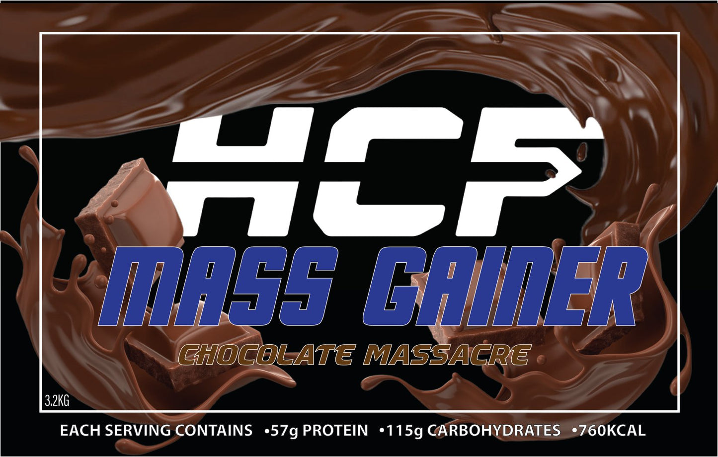 HCF Mass Gainer Protein Powder - Chocolate Massacre